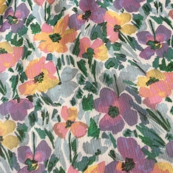 Banana Republic Ruffle Floral MIDI Dress Size Small NWT - Picture 4 of 12